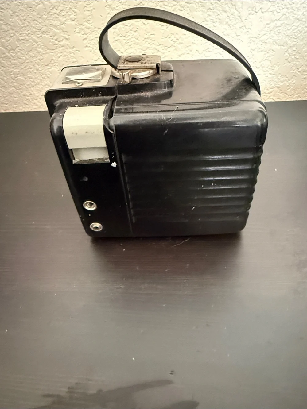 Kodak Brownie Hawkeye Flash Camera in Black and Silver